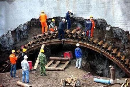 株洲隧道钢花管支护案例